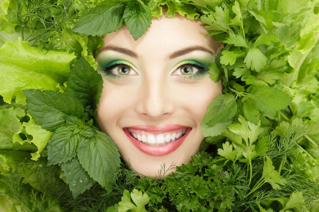 Young, healthy and beautiful facial skin thanks to the use of useful plants