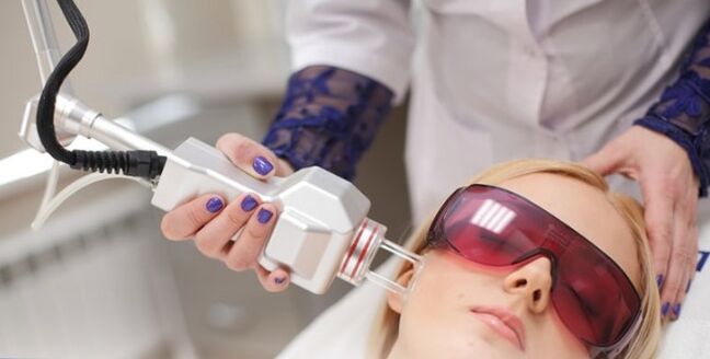 Principle of facial renovation with a laser